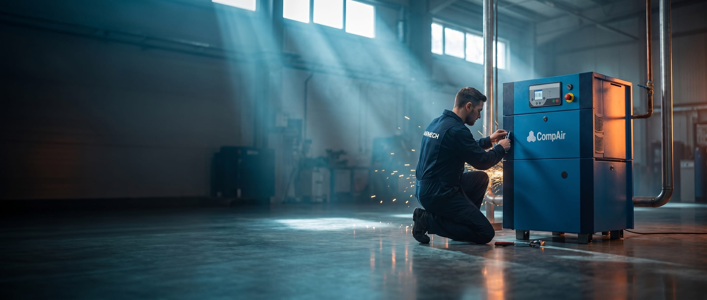 Airmech compressor servicing service